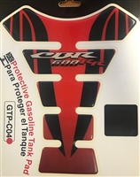 Black and Red Honda 600RR Tank Pad with White CBR600RR