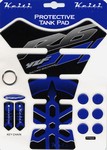 Black with Blue Yamaha Logo R6 Tank Pad