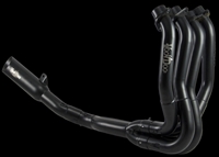VooDoo | Full Exhaust System | Black | Slash Cut | Kawasaki ZX14R | 2006-2025 | VEFSZX14K6B