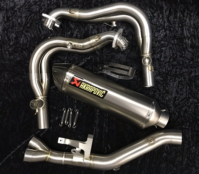 2010 Kawasaki Ninja ZX10R Akrapovic Racing Line Full Exhaust System (Titanium) (S-K10R7-ZT)