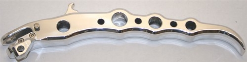 1999-2017 Suzuki GSX-R Hayabusa Exotic Drilled Kickstand - Polished