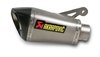 2010-2014 BMW S1000RR Akrapovic Slip On Exhaust System - Hex Design Canister