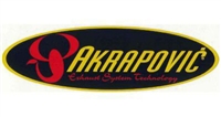 Akrapovic Exhaust Aluminized Canister Sticker Decal - Extra Small