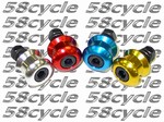 1999-2017 Suzuki GSX1300R Hayabusa Pair of Anodized Billet Aluminum Swingarm Slider Spools