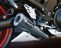 2006-2011 Kawasaki ZX14 Brock's Performance Alien Head Full Exhaust System 14" Muffler (392692)