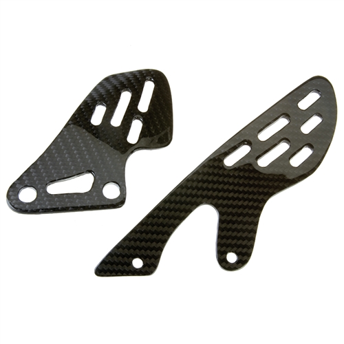 2007-2008 Yamaha R1 Carbon Dynamics Carbon Fiber Heel Guards