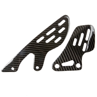 2009-2014 Yamaha R1 Carbon Dynamics Carbon Fiber Heel Guards