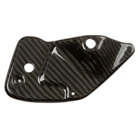 2008-2011 Honda CBR1000RR Carbon Dynamics Carbon Fiber Stock Exhaust Heat Shield - Back