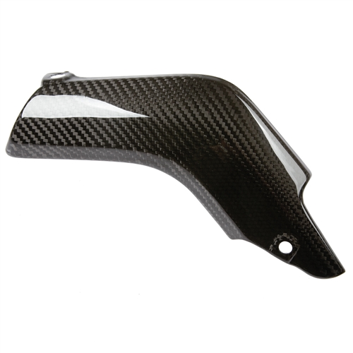 2007-2014 Honda CBR600RR Carbon Dynamics Carbon Fiber Exhaust Heat Shield / Guard- Lower