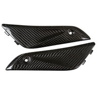 2004-2007 Honda CBR1000RR Carbon Dynamics Carbon Fiber Fuel Tank Side Panels / Overlays