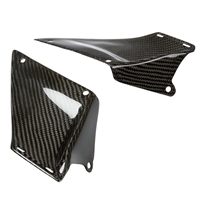 2006-2007 Honda CBR1000RR Carbon Dynamics Carbon Fiber Upper Side Panels