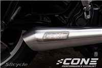 1995-2016 Twin Cam Touring (6 Spd) - Cone "Sweeper" 2-1 Full System - Cone Performance Exhaust for Harley Davidson