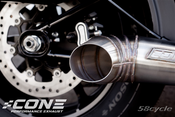 2025-2026 M8 Softail (with Luggage) - Cone "Turnout"  2-1 Full System - Cone Performance Exhaust for Harley Davidson