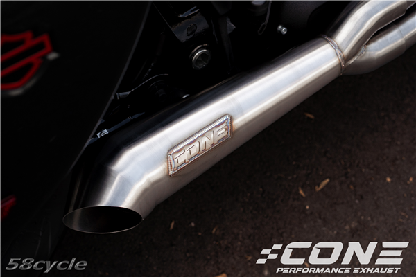 2018-2026 M8 Softail - Cone "Breakaway" 2-1 Full System - Cone Performance Exhaust for Harley Davidson