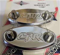 Honda CBR Polished Billet Aluminum Mirror Block Off Plates