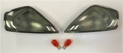 2002-2007 Ducati 749 Clear Alternatives Smoke Front Turn Signals (CTS-0028-S)