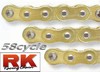 Gold RK 525 XSO, 120 link X-Ring Chain with Rivet X-Ring Master Link