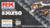 Gold RK 530 XSO (Z1), 120 link X-Ring Chain with Rivet X-Ring Master Link
