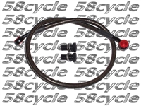 1999-2007 Suzuki GSX 1300R Hayabusa Goodridge Stainless Steel Rear Brake Line - Carbo-Look