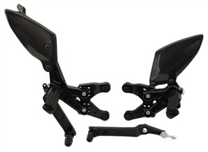 Graves Motorsports 2009-2014 Yamaha R1 Adjustable Rearsets (RSY-09R1-KAF)