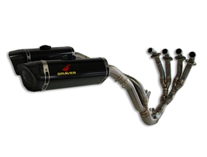 Graves Motorsports 2009-2014 Yamaha R1 LINK Full Titanium Exhaust System (EXY-13R1-FTC)