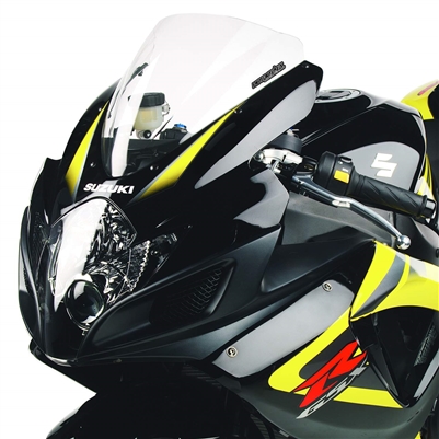 2006-2007 Suzuki GSXR750 Hotbodies Racing Grand Prix - Dual Radius (Double Bubble) Windshield / Windscreen (S06GS-WGP-CLR) - Clear