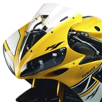 2004-2006 Yamaha R1 Hotbodies Racing Grand Prix - Dual Radius Windshield / Windscreen (Y04R1-WGP-CLR) - Clear