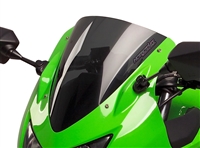 2008-2012 Kawasaki Ninja 250R Hotbodies Racing SuperSport OE Shape Windshield / Windscreen (50802-1605) - Dark Smoke