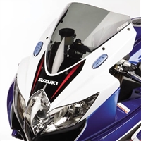 2008-2009 Suzuki GSXR750 Hotbodies Racing SuperSport (OE Factory Shape) Windshield / Windscreen (60801-1605) - Dark Smoke