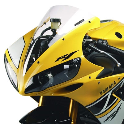 2004-2006 Yamaha R1 Hotbodies Racing SuperSport Windshield / Windscreen (Y04R1-WSS-CLR) - Clear