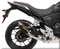 2014-2022 Honda CBR300R Hotbodies MGP Slip On Exhaust - Carbon Fiber
