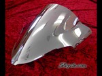 2007-2008 Kawasaki ZX6R Harris Performance Mercury TechnaFlo Double Bubble Windshield