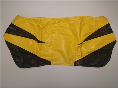 2003 Suzuki GSXR750 Yellow and Black Vinyl Protective Tank Bra/Cover/Wrap