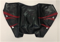 (Color: 2003 Black/Red Flames) 2002-2003 Yamaha R1 Tank Bra | Cover | Wrap