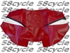 2004 Yamaha R6 Red, White, and Black Vinyl Protective Tank Bra/Cover/Wrap