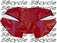 2004 Yamaha R6 Red, White, and Black Vinyl Protective Tank Bra/Cover/Wrap