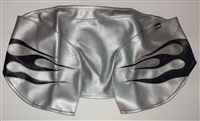 2004 Yamaha R6 Silver and Black Vinyl Protective Tank Bra/Cover/Wrap