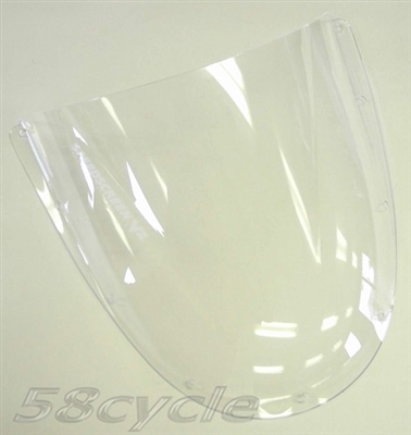 1994-2002 Ducati 998 Lockhart Phillips Clear V2 Double Bubble Windshield/Windscreen (101-WS2202C)