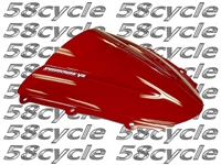 2004-2007 CBR1000RR Lockhart Phillips Transparent Red V2 Double Bubble Windshield / Windscreen (101-WS3230TR)