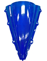 2002-2003 Yamaha R1 Lockhart Phillips Transparent Blue V2 Double Bubble Windshield / Windscreen (101-WS7233TB)