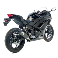 2013 Kawasaki Ninja 300R Leo Vince SBK LV One Evo II Carbon Fiber Slip On Exhaust (8741)