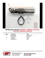 2000-2003 Suzuki GSXR750 M4 Standard Bolt On Exhaust - Muffler Only - Polished Muffler (SU7232)