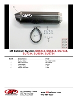 2004-2005 Suzuki GSXR750 M4 Standard Bolt On Exhaust - Muffler Only - Carbon Fiber Muffler (SU7334)