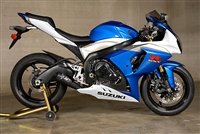 2009-2011 Suzuki GSXR1000 M4 GP Full Exhaust System w/ Stainless Tubing - Black Muffler (SU9172-GP)