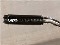 2007-2008 Yamaha R1 M4 Standard Dual Undertail Slip On Exhaust System - Carbon Fiber Mufflers (YA9724)