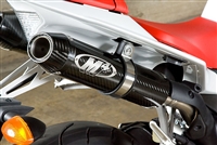 2009-2014 Yamaha R1 M4 Standard Dual Undertail Slip On Exhaust System w/ Catalytic Converter Eliminator - Carbon Fiber Mufflers (YA9934)