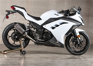 2013-2017 Kawasaki Ninja 300 M4 Standard SlipOn Exhaust System Titanium Muffler (KA3016)
