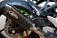 2023-2026 Kawasaki ZX4R / ZX4RR M4 Exhaust X-96 Carbon Fiber Slip On (KA4414)