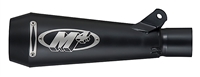 2009-2011 Kawasaki Ninja 650  M4 GP Slip On Exhaust System w/ Black Muffler (KA6612-GP)