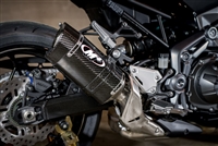 2017-2024 Kawasaki Z900 M4 Standard Slip On Exhaust System w/ Carbon Fiber Muffler (KA9004)